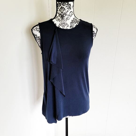 Banana Republic Front Ruffle Tank Top - Picture 1 of 4